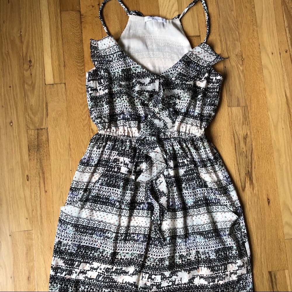 BCBGeneration Cascade Ruffle Dress